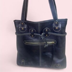 Calvacanti Buttery Soft Italian Leather Tote Bag